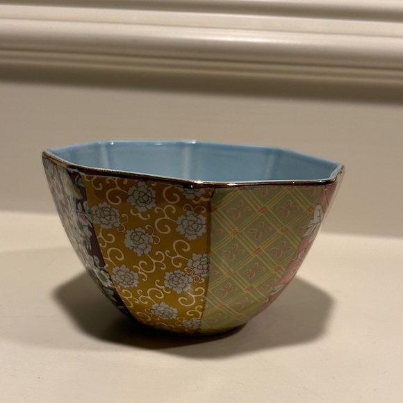 Anthropologie Bibi Stoneware Nut Bowl/Trinket Dish - Blue - Picture 3 of 6